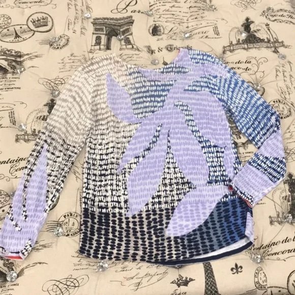 NIC+ZOE Flower Print Sweater - Picture 4 of 7